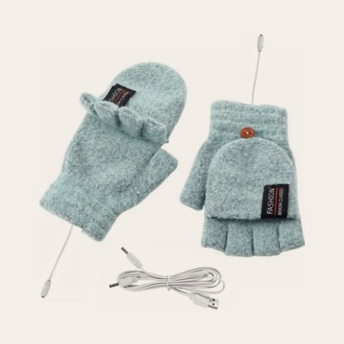 Mitaines chauffantes coloris vert